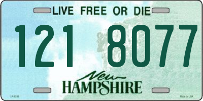 NH license plate 1218077