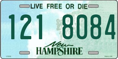 NH license plate 1218084