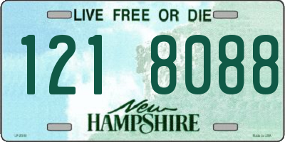 NH license plate 1218088