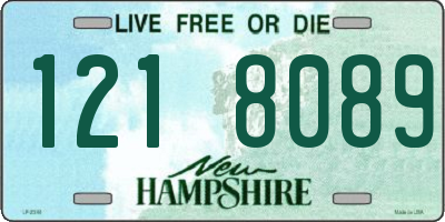 NH license plate 1218089