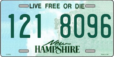 NH license plate 1218096
