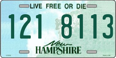 NH license plate 1218113