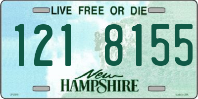 NH license plate 1218155