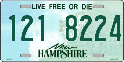NH license plate 1218224
