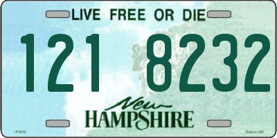 NH license plate 1218232