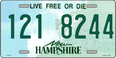 NH license plate 1218244