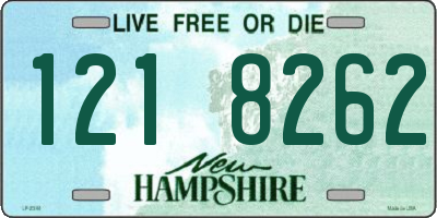 NH license plate 1218262