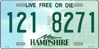NH license plate 1218271