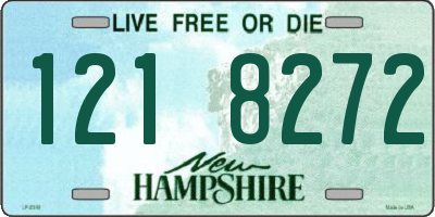 NH license plate 1218272