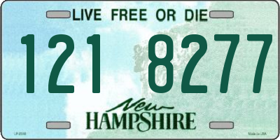 NH license plate 1218277