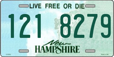 NH license plate 1218279