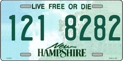NH license plate 1218282
