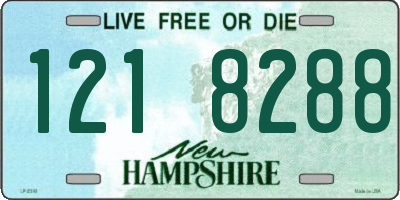 NH license plate 1218288