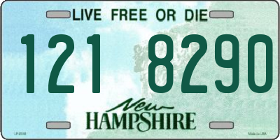 NH license plate 1218290