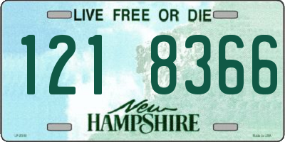 NH license plate 1218366