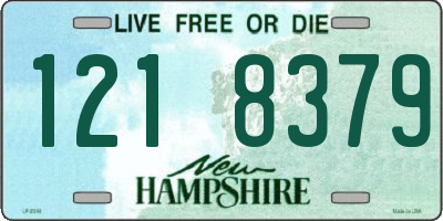 NH license plate 1218379