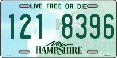 NH license plate 1218396