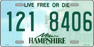 NH license plate 1218406