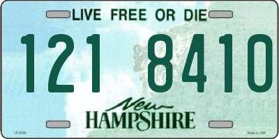 NH license plate 1218410