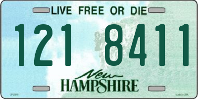 NH license plate 1218411