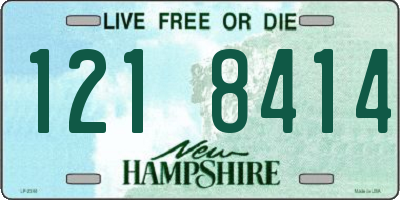 NH license plate 1218414