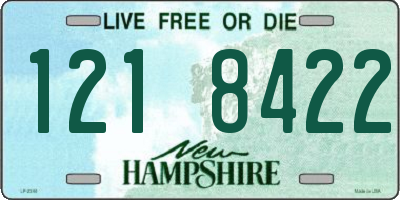 NH license plate 1218422