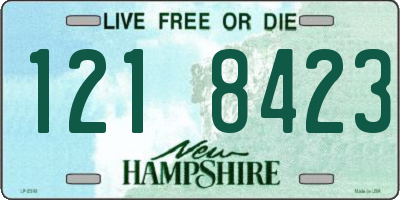 NH license plate 1218423