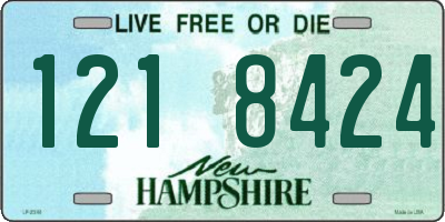 NH license plate 1218424