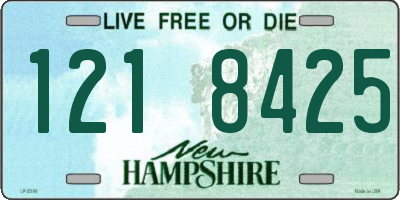 NH license plate 1218425