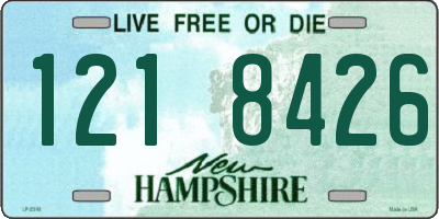 NH license plate 1218426