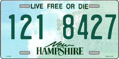 NH license plate 1218427