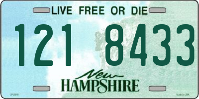 NH license plate 1218433