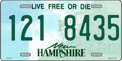 NH license plate 1218435