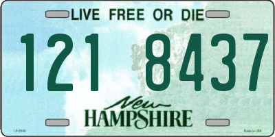 NH license plate 1218437