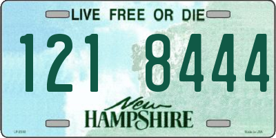 NH license plate 1218444