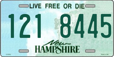 NH license plate 1218445
