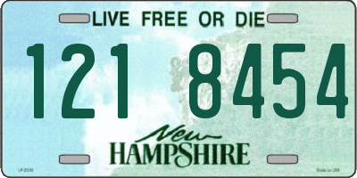 NH license plate 1218454
