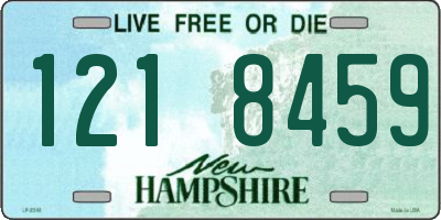 NH license plate 1218459
