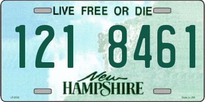 NH license plate 1218461