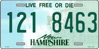 NH license plate 1218463