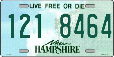 NH license plate 1218464