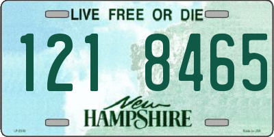 NH license plate 1218465