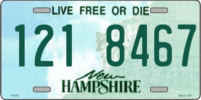 NH license plate 1218467