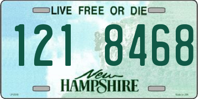 NH license plate 1218468