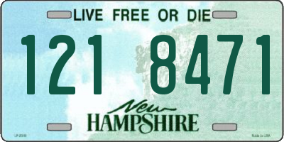 NH license plate 1218471