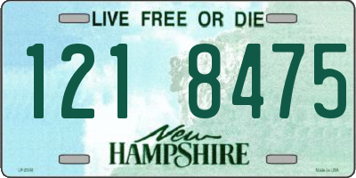 NH license plate 1218475