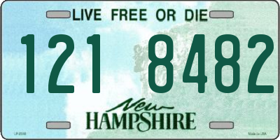 NH license plate 1218482