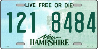 NH license plate 1218484