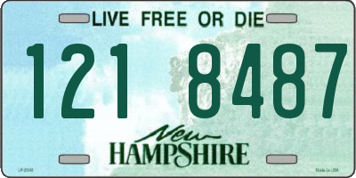 NH license plate 1218487