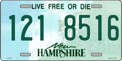 NH license plate 1218516
